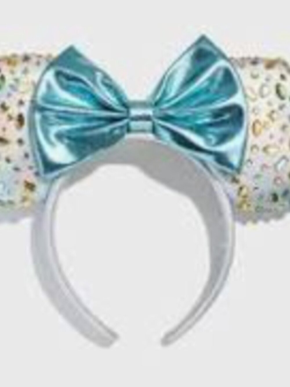 Disney Minnie Mouse Blue Iridescent Headband - Minnie Mouse Blue Iridescent Ears